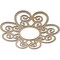 Ekena Millwork Cohen Wood Fretwork Pierced Ceiling Medallion, Hickory, 24"OD x 8 1/4"ID x 3/8"T CMWP24X24X0375COHI - alternate 3